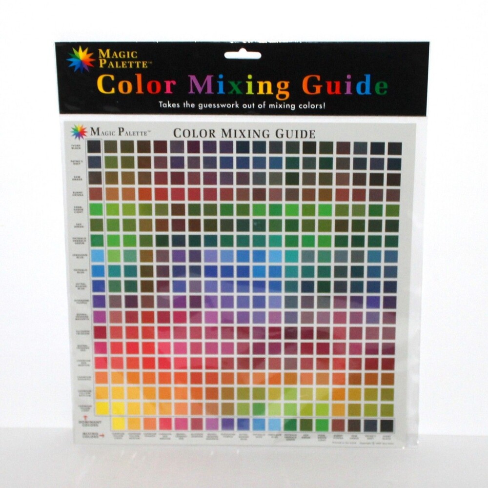 Magic Palette Color Mixing Guide 324 colors NEW 11.5" x 11.5"